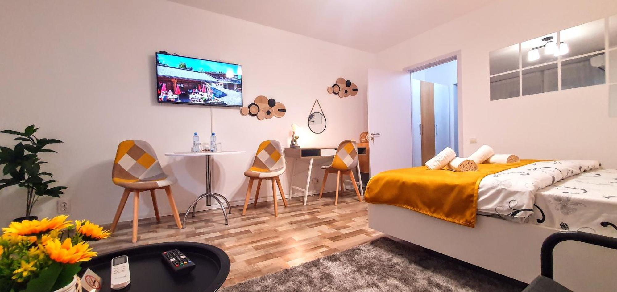 The Yellow King - Luxurious Apartment 부쿠레슈티 외부 사진